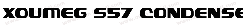 XOUMEG S57 Condensed字体转换